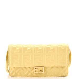 Fendi Baguette Wallet On Chain Zucca #239573F11B